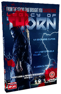 Legacy Of Thorn - 2014 Red Edition UK DVD art - Nathan Head slasher movie